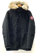 カナダグース CANADA GOOSE JASPER PARKA 3438JM ジャケット ロゴ ブラック Sサイズ 201MT-1930