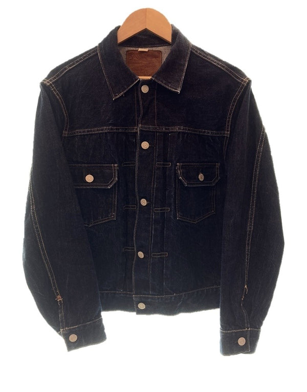 シュガーケーン SUGAR CANE 14.25oz. DENIM JACKET 1953 MODEL デニムジャケット 2nd セカンド アウター サイズ38 日本製 SC11953 ジャケット 無地 ネイビー 101MT-261