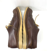レッドウィング RED WING 8109 Work Oxford ワークオックスフォード マホガニー USA製 メンズ靴 ブーツ ワーク ロゴ ブラウン 27.5cm 201-shoes612