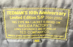 テッドマン TEDMAN MA-1 10周年アニバーサリー 2067262 ジャケット ロゴ グレー Lサイズ 201MT-1772