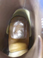 モト MOTO LEATHER & SILVER STRAIGHT TIP LACE UP BOOT ストレートチップレースアップブーツ 茶 made in JAPAN サイズ2 1500 メンズ靴 ブーツ その他 ブラウン 101-shoes134