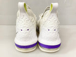 ナイキ NIKE LEBRON 16 WHITE/MULTI-COLOR-HYPER GRAPE バスケットボール レブロン 16 ホワイト系 白 シューズ  AO2588-102 メンズ靴 スニーカー ホワイト 28.5cm 101-shoes773