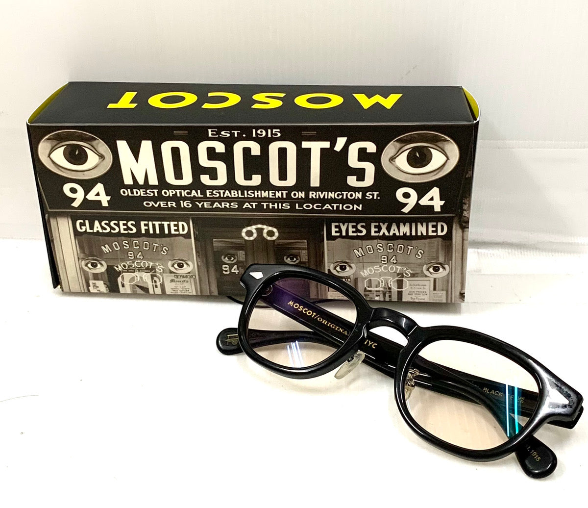 中古】モスコット レムトッシュ MOSCOT LEMTOSH 黒縁 眼鏡・サングラス