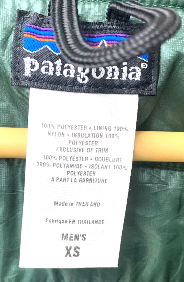パタゴニア PATAGONIA  マイクロパフジャケット 83972F6 ジャケット ロゴ グリーン SSサイズ 201MT-1785