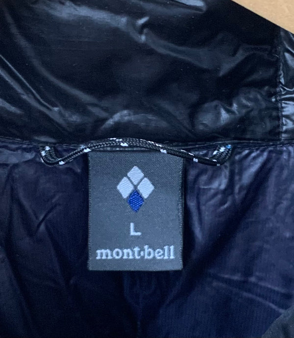 モンベル mont-bell ダウンジャケット スペリオ スタンドカラー 1101466 ジャケット ロゴ ブラック Lサイズ 201MT-2012