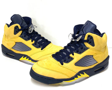 ナイキ NIKE ナイキ エアジョーダン5 ミシガン AIR JORDAN 5 MICHIGAN  CQ9541-704 メンズ靴 スニーカー ロゴ イエロー 201-shoes561