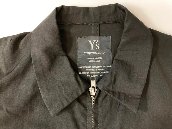 ヨウジ ヤマモト YOHJIYAMAMOTO Y's ワイズ 1999s ジップ ジャケット ブラック系 黒 ウールジャケット Made in JAPAN YC-J01-100 3 ジャケット 無地 ブラック 101MT-940