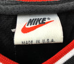 ナイキ NIKE 90s ゲームシャツ USA製 ジャージ ロゴ ブラック Lサイズ 201MT-1606