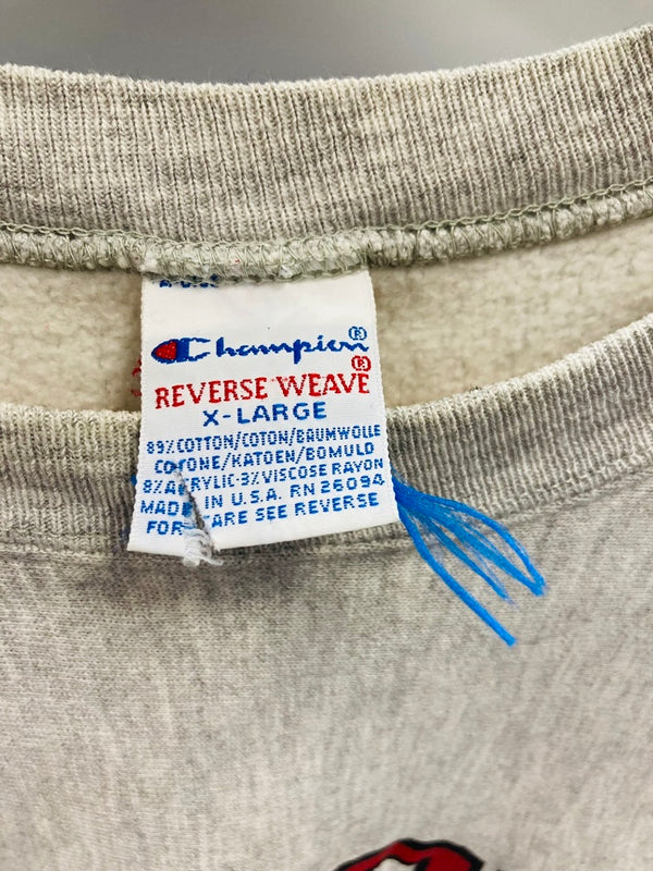 チャンピオン Champion REVERSE WEAVE リバースウィーブ スウェット プルオーバー USA製 古着 ヴィンテージ WINSOR  90s前期 XL スウェット プリント グレー LLサイズ 101MT-1563