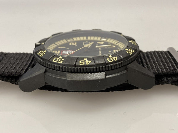 ルミノックス LUMINOX LEATHERBACK SEA TURTLE GIANT レザーバック シー タートル ジャイアント Navy SEALs  黒 箱付き   320 メンズ腕時計ブラック 101watch-6