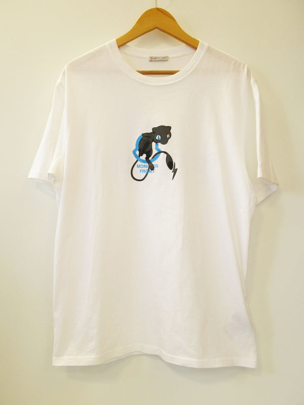 MONCLER 7 FRAGMENT HIROSHI FUJIWARA モンクレール フラグメント ヒロシフジワラ ミュウツー プリント Tシャツ 半袖