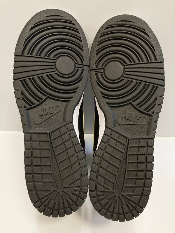 ナイキ NIKE DUNK HIGH PRM EMB LAKERS BLACK/OPTI YELLOW-COURT PURPLE ダンク ハイ プレミアム エンベデッド レイカーズ パープル系 紫 シューズ DH0642-001 メンズ靴 スニーカー パープル 27cm 101-shoes994