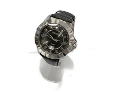 セイコー SEIKO LORD BIG DATE ロード ビッグ デイト アナログ クオーツ シルバー×黒 レザーベルト クロコ型押し 箱付き SUR131P1 メンズ腕時計ブラック 101watch-3