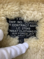 コンバットクロージング COMBAT CLOTHING B-3 ムートンジャケット コート ボア  ジャケット 無地 ブラウン Lサイズ 201MT-547