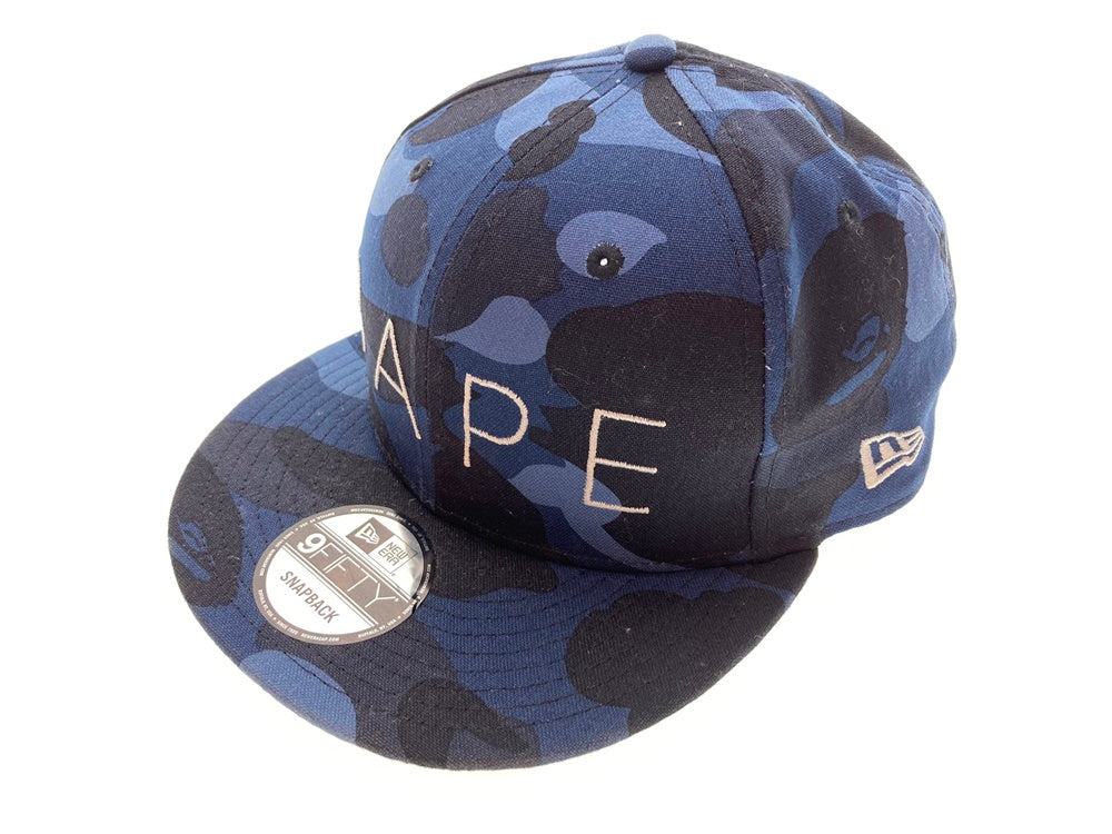 中古】ア ベイシング エイプ A BATHING APE カラーカモ ニューエラ