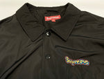 シュプリーム SUPREME Gonz Logo Coaches Jacket Black 18SS コーチジャケット ロゴ 黒  XL ジャケット ワンポイント ブラック LLサイズ 101MT-1960