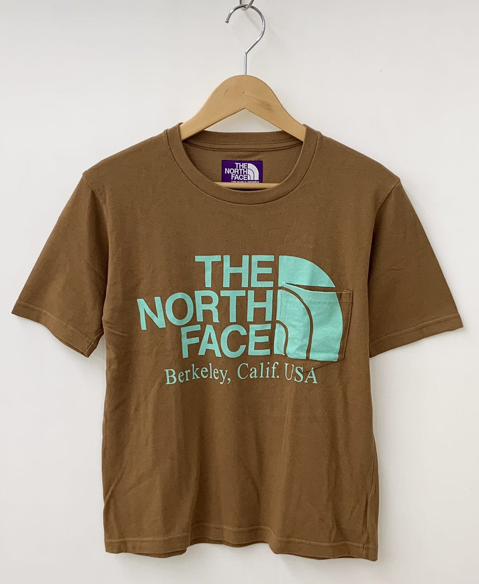 ノースフェイス THE NORTH FACE ナナミカ クルーネック Tee NT3024N Tシャツ ロゴ ブラウン Sサイズ 201LT-125