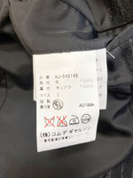コムデギャルソン COMME des GARCONS HOMME コムデギャルソン オム ジップ ジャケット ブラック系 黒 Made in JAPAN 日本製  HJ-04014S ジャケット ストライプ ブラック Sサイズ 101MT-1360