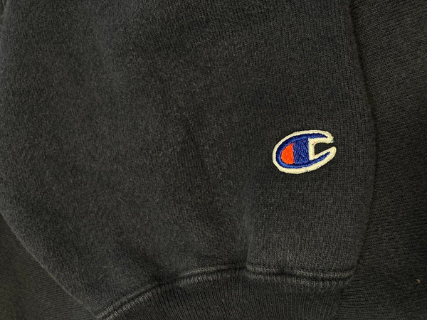 チャンピオン Champion 90s～ 刺繍タグ USA製 リバースウィーブ REVERSE WEAVE ヴィンテージ プルオーバー クルーネック US古着 アメカジ 紺 XL スウェット 刺繍 ネイビー LLサイズ 101MT-1806