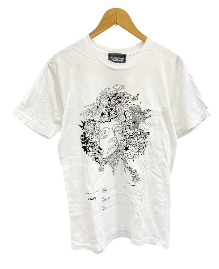 タカヒロミヤシタザソロイスト TAKAHIROMIYASHITA TheSoloist. E-WAX コラボ Tシャツ 半袖 白 0002 Tシャツ  プリント ホワイト Mサイズ 101MT-1886 | 古着通販のドンドンサガール