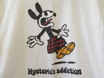 HYSTERIC GLAMOUR × Mickey Mouse ヒステリックグラマー ミッキーマウス Hysteric Addiction Tシャツ 半袖 コットン ホワイト サイズF メンズ TP-548