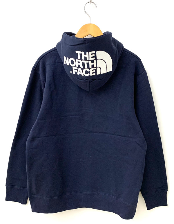 ノースフェイス THE NORTH FACE リアビュー フルジップ フーディ ロゴ NT11930 パーカ 刺繍 ネイビー Lサイズ 201MT-1446