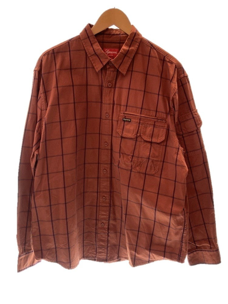 シュプリーム SUPREME 20FW Supreme Twill Multi Pocket Shirt Copper