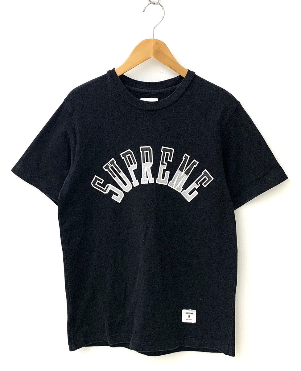 シュプリーム SUPREME 17SS Curve Logo Tee カーブロゴ クルーネック Tシャツ プリント ブラック Sサイズ  201MT-762