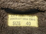バズリクソンズ BUZZ RICKSON'S Type N-1 Navy NAVY DEPARTMENT Deck Jacket デッキジャケット BR12030  サイズ 40 ジャケット 無地 ブラック 101MT-1998