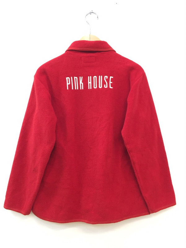 PINK HOUSE ピンクハウス フリース ロゴ レッド