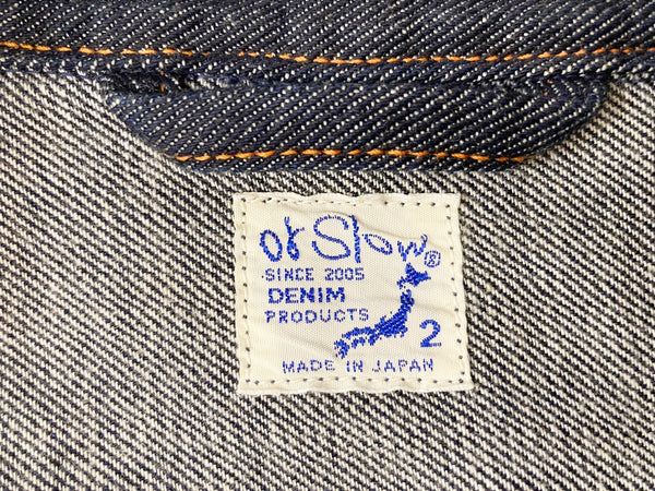 オアスロウ orSlow デニム ジャケット DENIM JACKET PRODUCTS 2005 Made in JAPAN 日本製 ネイビー系 サイズ2 ジャケット 無地 ネイビー 101MT-1197