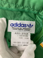 アディダス adidas 80s コーチジャケット パンツ セットアップ スナップボタン ロゴ ADS-250 ジャージ ワンポイント グリーン Mサイズ 201MT-829