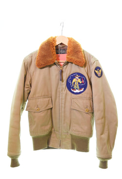 リアル・マッコイ THE REAL McCOY'S TYPE B-10 flight jacket フライトジャケット カーキ MJ8111 36 ジャケット 刺繍 カーキ 103MT-61