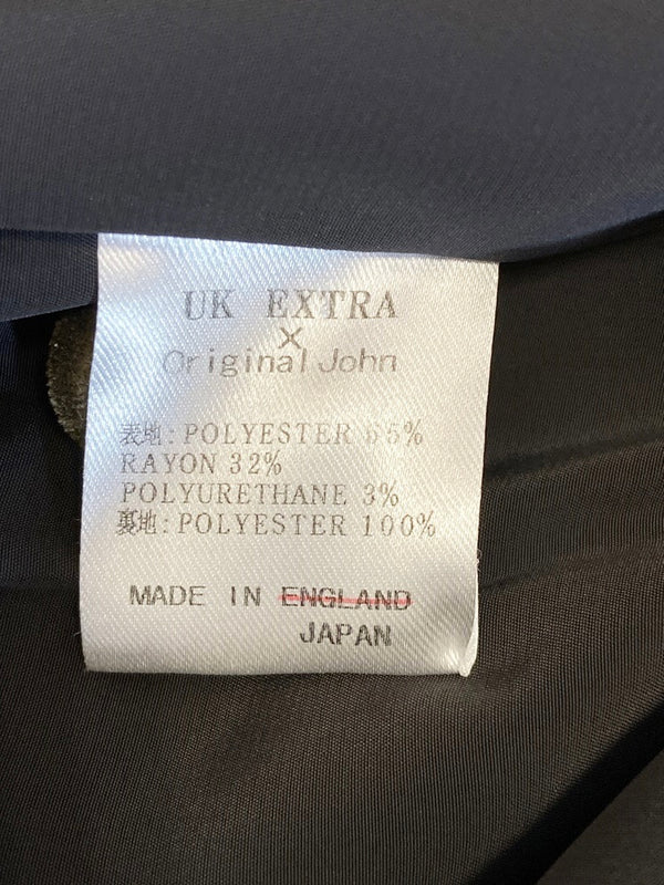 オリジナル ジョン Original John × UK EXTRA TEDDY BOY JK テディボーイジャケット Made in JAPAN 黒  ジャケット 無地 ブラック Mサイズ 101MT-1946