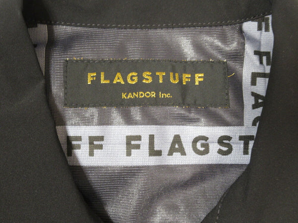 FLAGSTUFF フラグスタフ 3LAYER UTILITY SHIRTS 3レイヤー ユーティリティ シャツ 長袖 ナイロン ジャケット ブラック サイズL 20AW-FS-12 (TP-692)