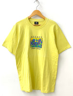 ステューシー STUSSY IRISES TEE LEMON クルーネック 20C1904624 Tシャツ ロゴ イエロー Mサイズ 201MT-1136