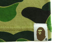 ア ベイシング エイプ A BATHING APE 迷彩 緑 カモフラ made inJAPAN 日本製 刺繍ロゴ サルカモ 半袖 ベージュ グリーン  001CSF801007X Tシャツ 総柄 マルチカラー Mサイズ 101MT-55
