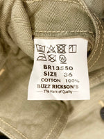 バズリクソンズ BUZZ RICKSON'S HERRINGBONE UTILITY JACKET ヘリンボーン ジャケット Made in JAPAN 日本製 BR13550 サイズ 36 ジャケット ワンポイント カーキ 101MT-2026