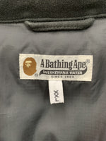 アベイシングエイプ A BATHING APE ダウンジャケット ジャケット 無地 ブラック 3Lサイズ 201MT-212