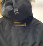 カナダグース CANADA GOOSE JASPER PARKA 3438JM ジャケット ロゴ ブラック Sサイズ 201MT-1930