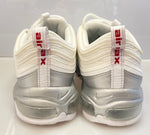 ナイキ NIKE AIR MAX 97 QS ナイキ エアマックス 97 クイックストライク ホワイト×メタリックシルバー AT5458-100 メンズ靴 スニーカー ホワイト 28cm 101-shoes908