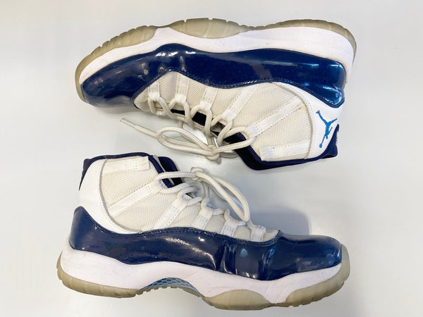 ジョーダン JORDAN NIKE AIR JORDAN 11 RETRO WIN LIKE 82 WHITE/UNIVERSITY BLUE ナイキ エア ジョーダン 11 レトロ ホワイト系 白 シューズ 378037-123 メンズ靴 スニーカー ホワイト 27cm 101-shoes1051