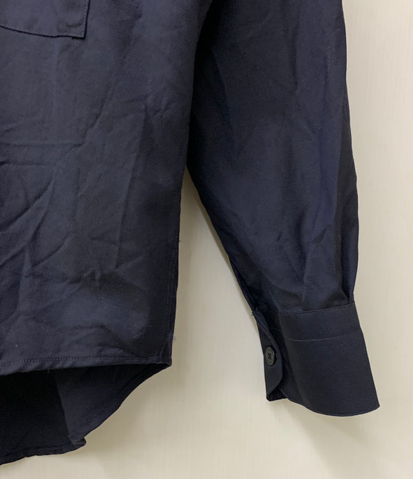 コストゥメイン COSTUMEIN COMPLEMENTAIRE イタリア製  長袖シャツ 無地 ブラック 46サイズ 201MT-2041