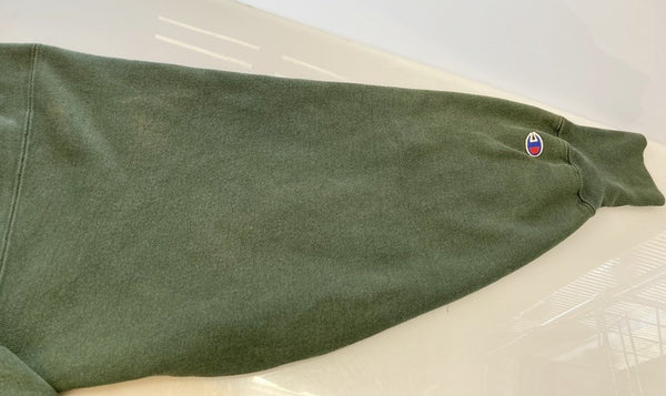 チャンピオン Champion 90S REVERSEWEAVE 90年代 プルオーバー スウェット 緑 グリーン 刺繍 ロゴ made in USA スウェット ロゴ グリーン 3Lサイズ 101MT-473