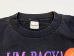 ヴィンテージT Vintage T-shirt Murina ヴィンテージ 90年代 90S 90s Dennis Rodman デニス ロッドマン I'M BACK ブラック系 黒 Made in USA  Tシャツ プリント ブラック Lサイズ 101MT-1653
