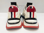 モンクレール MONCLER TREVOR SCARPA ロゴ ホワイト系 白 ネイビー系 レッド系 シューズ  メンズ靴 スニーカー ホワイト サイズ 41 101-shoes1170
