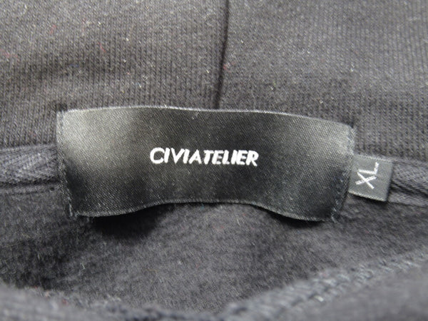 CIVIATELIER シヴィアトリエ パーカー バスケット ブラック XL