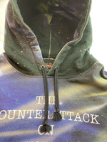 シュプリーム SUPREME 18SS Supreme UNDERCOVER/Public Enemy Hooded Sweatshirt Multi フーディ パーカー ネイビー コラボ パーカ 総柄 マルチカラー Mサイズ 101MT-267
