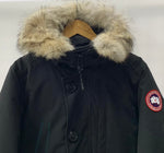 カナダグース CANADA GOOSE JASPER PARKA 3438JM ジャケット ロゴ ブラック Sサイズ 201MT-1930