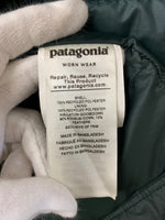 パタゴニア PATAGONIA ダウンジャケット ジップアップ 84674 ジャケット ロゴ グリーン Sサイズ 201MT-1356